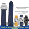 Оригинальный кожаный ремешок для часов Cartier Sandoz для мужских часов Santos100 серии Santos 20 мм 23 мм складная застежка ремешок из воловьей кожи