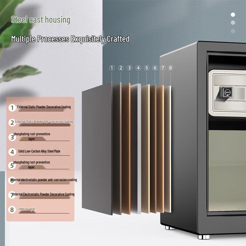 Deli Электронный сейф Haoya 65 см с кодовым замком для домашнего офиса