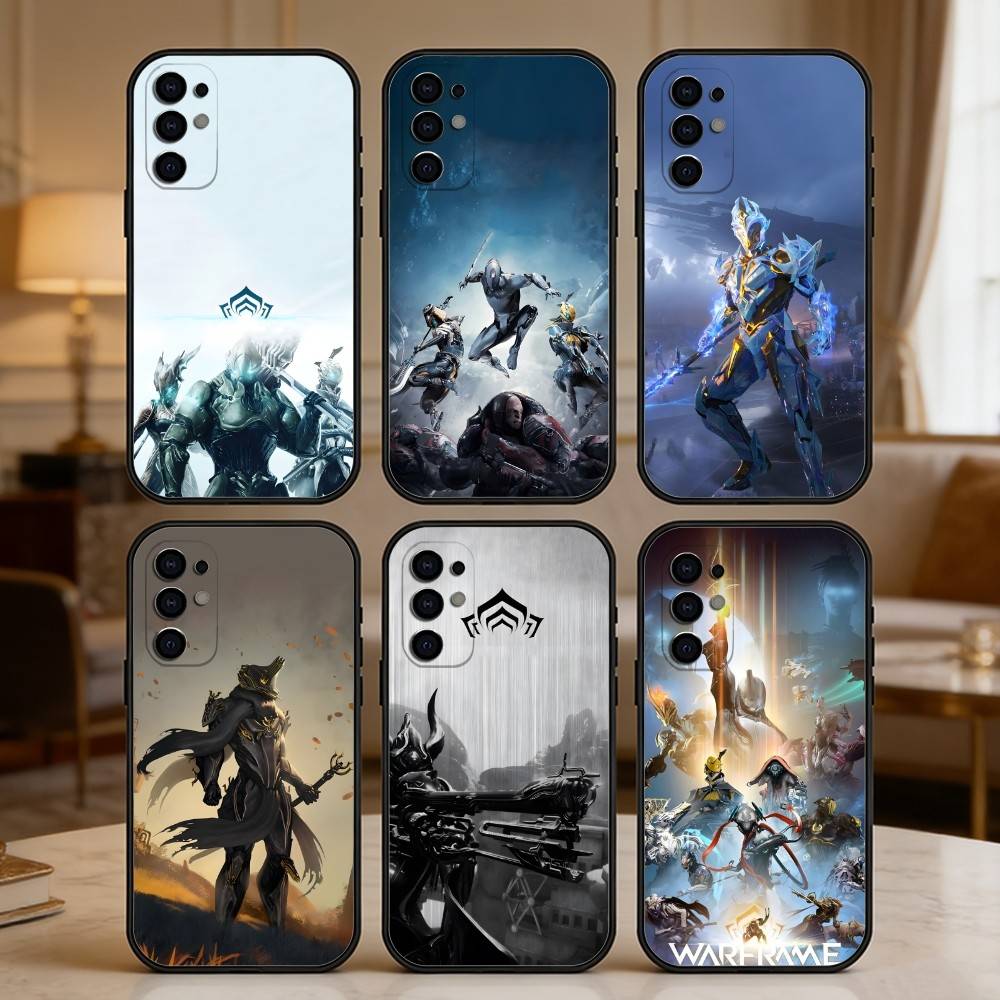 Игровой W-Warframe Чехол для телефона с HD-печатью для Samsung S25,S24,S21,S22,S23,S30,Ultra,S20,Plus,Fe,Note,5G Черный Чехол