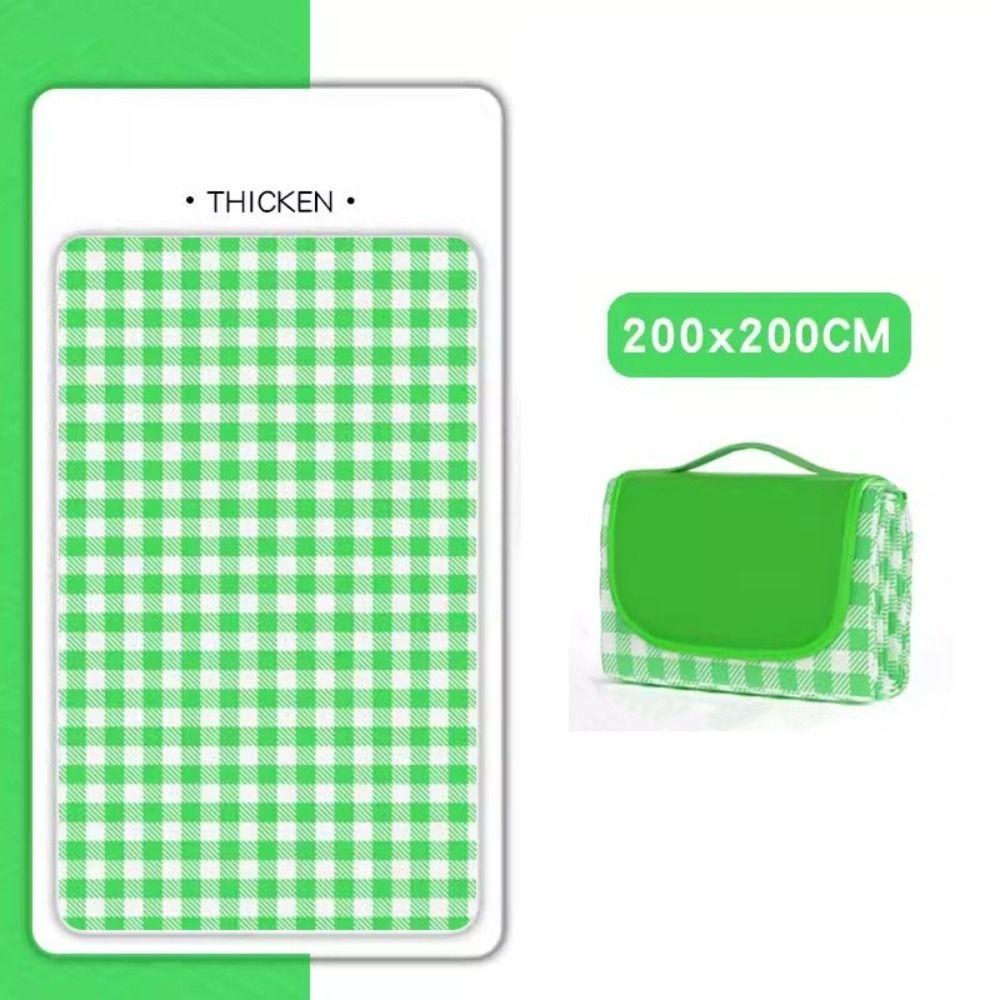 Складной коврик для пикника, водонепроницаемое походное одеяло, нетканый пляжный коврик
