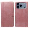 For iPhone 17 Pro Max Case Calf Texture Leather Stand Book Style Phone Cover