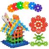 Non-Toxic 400Pcs Snow Flake Toy Educativos Building Blocks Brick Blocks Diy Puzzle Educational Toys Toys For Children 6 To 10 Years Kids