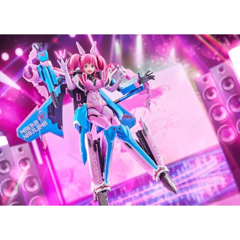 Aoshima Bunka Kyozai (AOSHIMA) VFG Macross Delta VF-31A Kairos Machina Nakajima Total Height Appr...