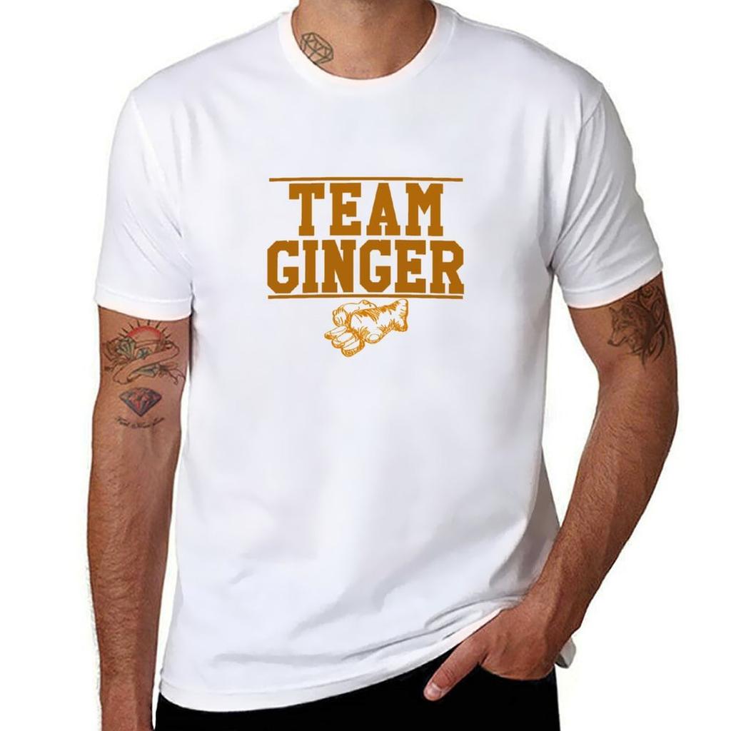 Cute Funny Team Ginger Root Red Hair Gingers Redhead TShirt Christmas Casual Tee Shirt