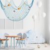 2 шт. 1x2 м Рыболовная сеть Декорация Детский сувенир Морская Океанская Тема Принадлежности для вечеринки в честь дня рождения DIY Летний Домашний Декор для комнаты Настенный