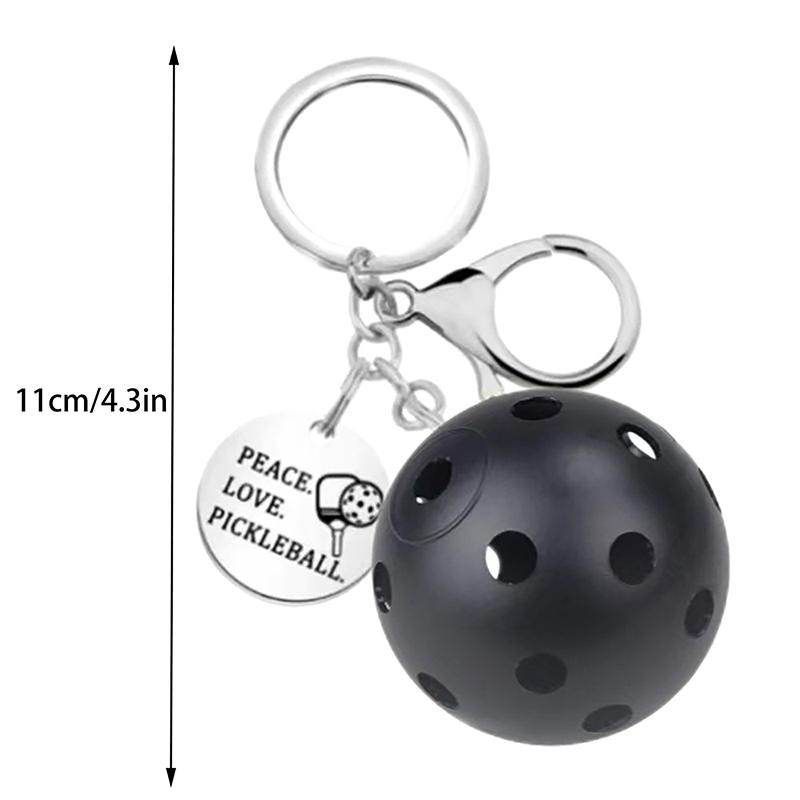 2024 Pickleball Bag Tag Key Holder Автомобильный брелок Подвеска Pickleball Keyring Для вечеринки, праздника, сумки, кошельки, подарки на день рождения