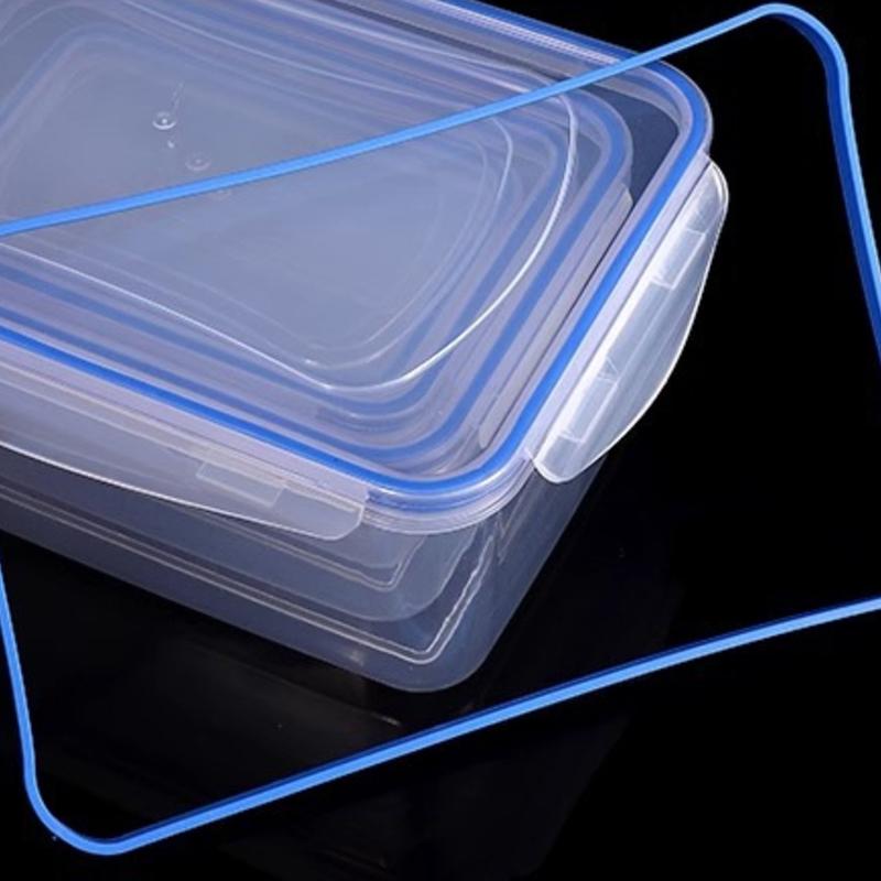 550/1000/1500/2500 мл Контейнер для хранения продуктов в холодильнике с пластиковой крышкой Контейнер для сохранения свежести продуктов Ланч-бокс для пикника