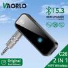 VAORLO Bluetooth 5.3 Audio Receiver Transmitter Hansfree Call 3.5mm AUX Jack USB Dongle Stereo Music Wireless Adapter For TV PC Car Kit