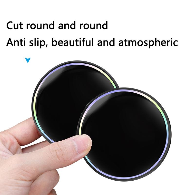 Porsche Car Laser Coasters Cup Slot Mat Beverage Holder Pad For Cayenne Panamera Macan Boxster 911 Carrera-GT 928 Car Interior