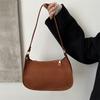Fashion Texture Red Bag Women's New Suede Single Shoulder Crossbody Bag Small Underarm Hobo Bags