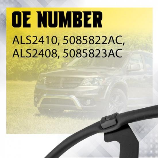 2 шт. Датчик скорости ABS Передний Левый Правый Для 2009-20 Dodge Journey 08-14 Avenger EXV