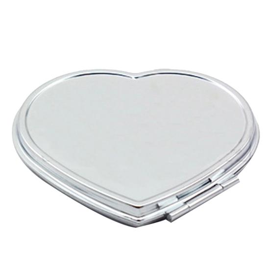 Portable Cat Head Love Heart Round Square Folding Mirror Makeup Cosmetic Tool