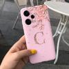 Чехол Для Xiaomi Redmi Note 12 Pro Буквы Чехол Для Телефона Модный Розовый Черный Силиконовый Чехол Для Xiaomi Redmi Note12 Pro Plus 5G Funda