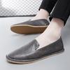2025 Spring Autumn New Flat Comfort Loafers Fashion Brand Men's Leather Casual Shoes Versatile Men's Park Walking Shoes