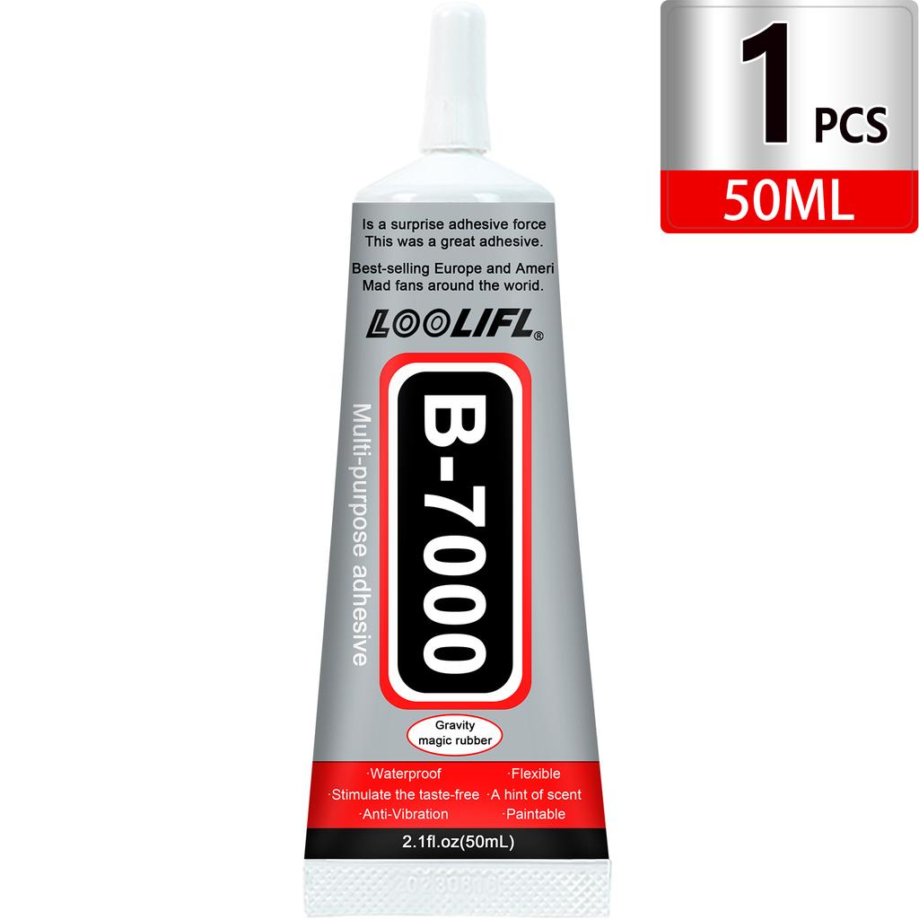 Multi Purpose Adhesive Strong Clear Glue B7000 Bond For Phone Screen Repair Jewelry Making DIY Crafts With Precision Applicator