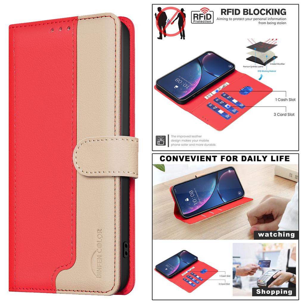 RFID Blocking Flip Case For VIVO Y200i Y78 Y38 Y36 Y35 Y33S Y27 Y22S Y21S Y21 Y20 Y17 Y15 Y12 Y11 YO3 Leather Card Holder Cover