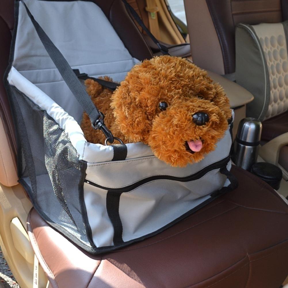 Pet Dog Car Carrier Seat Bag Waterproof Basket Folding Hammock Pet Carriers Bag for Small Cat Dogs Safety Travelling Mesh Bag