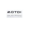 1Pc 3D ABS 2.0TDI/3.0TDI Displacement Badge Sticker - for A1/A3/A4/A5/A6/A7/A8/Q2/Q3/Q5/Q7 Trunk