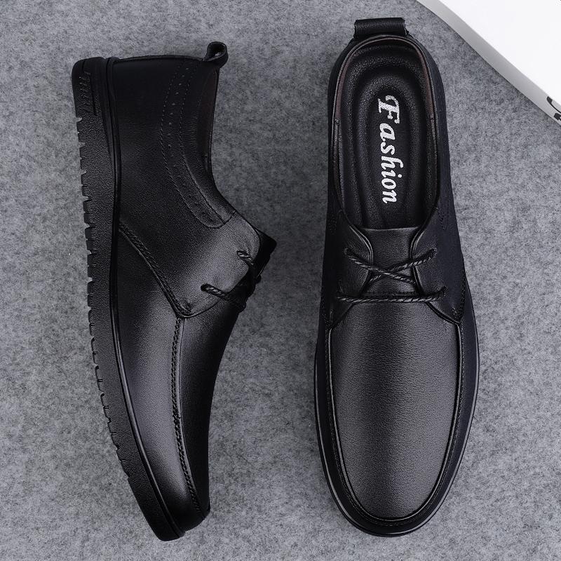 FashionLuxury Brand Men Dressing Shoes Formal for Men Casual Footwear Genuine Leather Oxford Shoes Classic All-match Man Business Shoes
