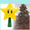 Mario Bros Super Star Light Light Up Holiday Xmas Tree Topper Decor Lamp Party