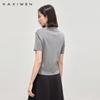 Heavenly Silk Waist Drawn Knitted Sweater