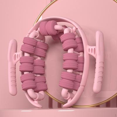 Массажный ролик 28 колес для расслабления мышц, глубокий инструмент для тканей, противоскользящий, ручной для