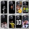 Чехол для телефона N-Neymar Football 10 для iPhone 15 16 Pro Max Air SE 11 13 Pro 14 Plus 12 11Pro 15Pro Max 16e