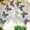 Indoor Wall Hanging Decor Metal Butterfly for Garden Yard Patio, Large Iron Artistic Decorations Art Sculpture, Outdoor Fence Farmhouse