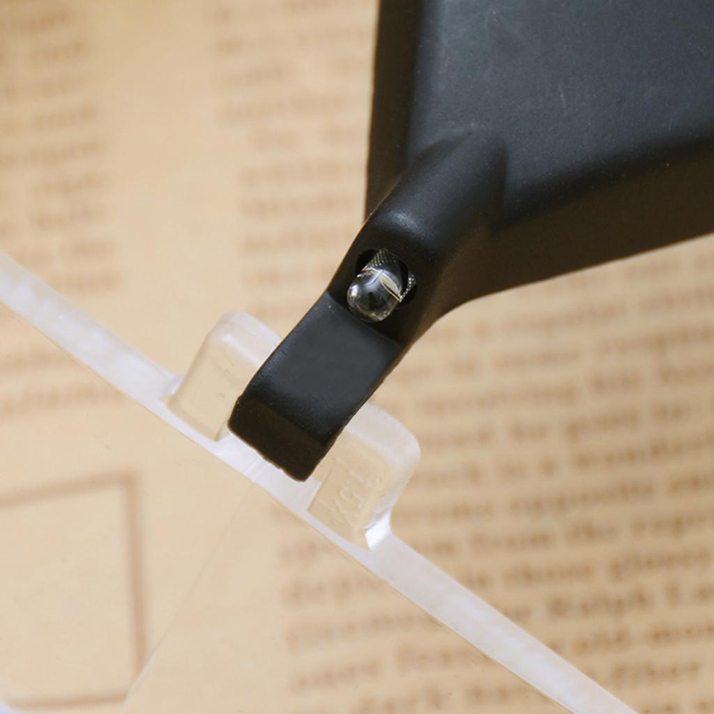 Magnifying Glasses, Head Magnifier Glasses with LED Lights and Detachable Lenses 1.5X 2.5X 3.5X for Reading