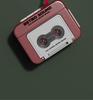 2025 Ретро Брелок Шарм Кассетный Магнитофон - Мини Плеер для Детей и Подростков