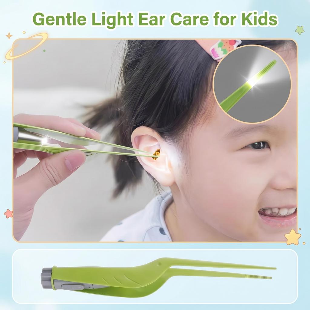 Ear Cleaning Tool with LED Light for Adults and Children