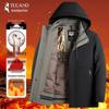 TUCANO Men's Detachable Hooded Goose Down Winter Jacket