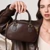 Cowhide Bag Women's Crossbody Bag New Retro Handbag Niche Design Commuter One-shoulder Underarm Bag