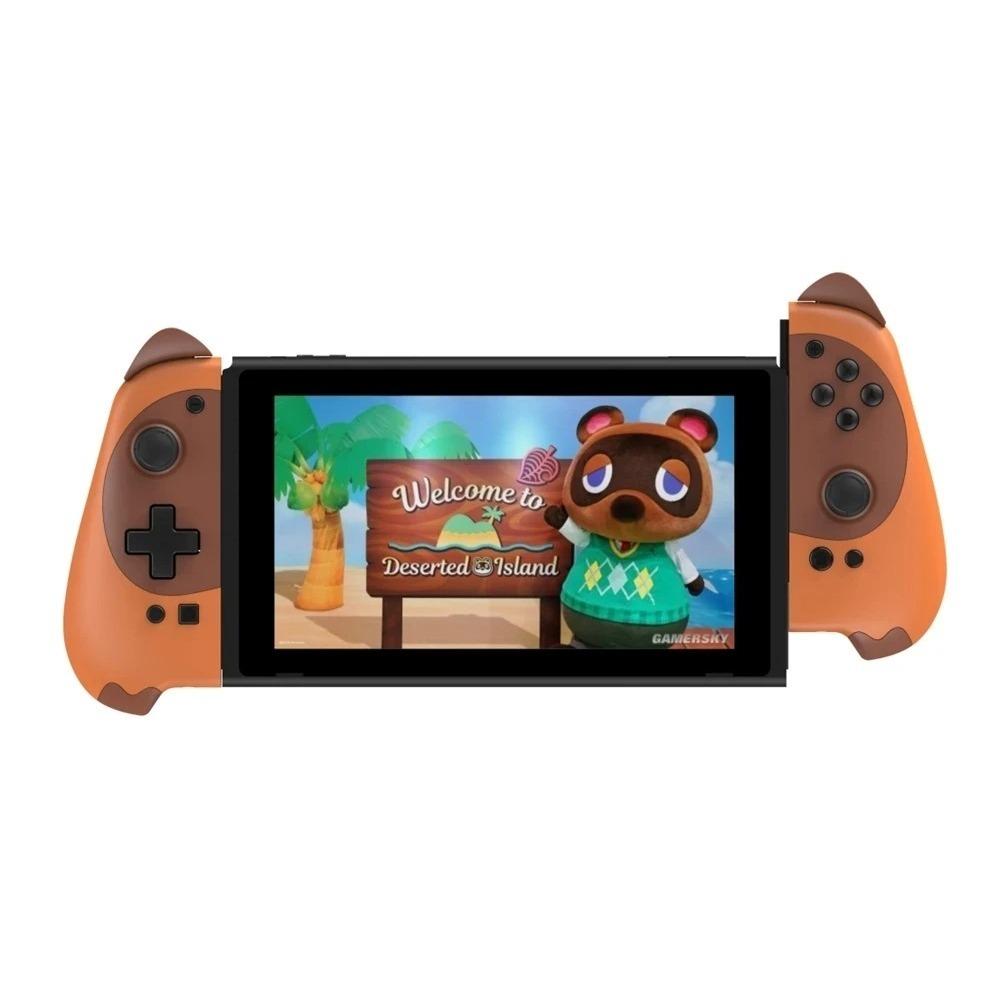 Контроллеры Cat, беспроводной игровой контроллер для Animal Crossing, аксессуары Kawaii для Nintendo Switch с шестью осями гироскопа/двойной вибрацией