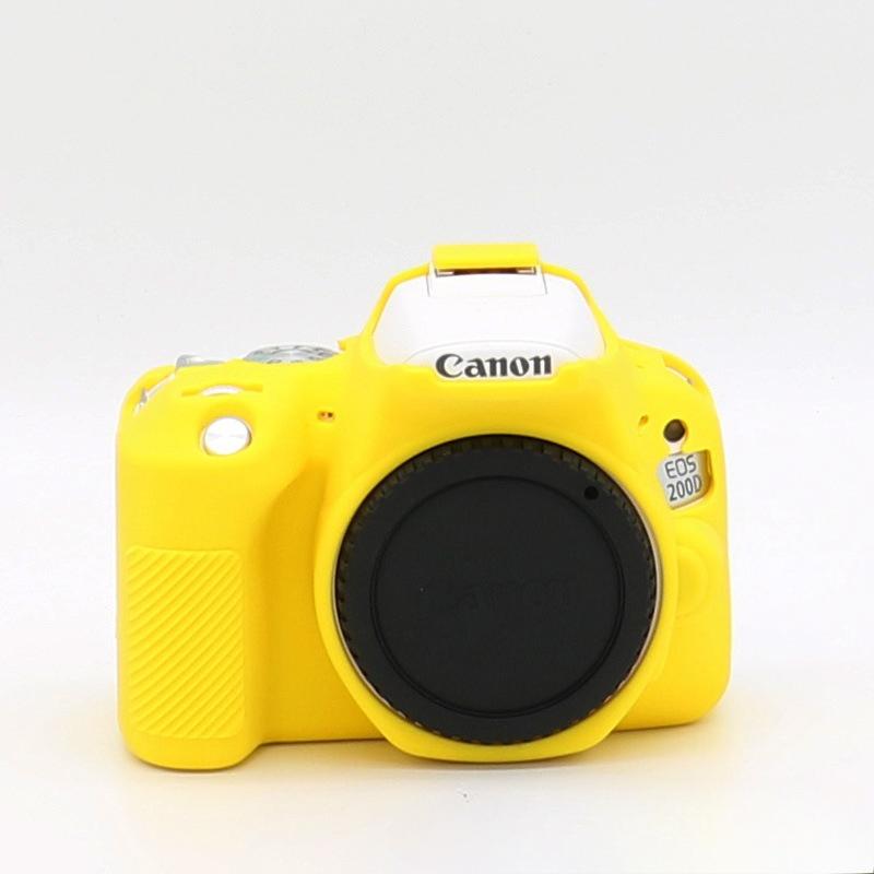 Силиконовый чехол для камеры Canon EOS 200D - Сумка для зеркальной камеры и защитный силиконовый чехол для 200D