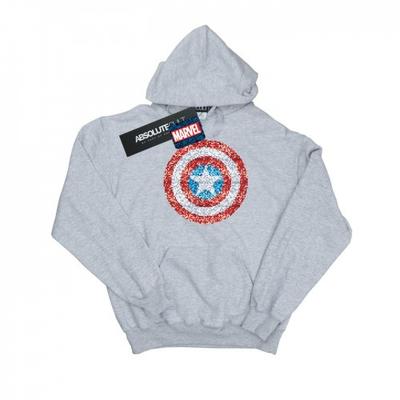 Мужская толстовка с капюшоном Captain America Pixelated Shield