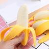 1/2/3Pcs Simulation Peel-off Banana Squeeze Toy Stress Relief Fruit Pinch Sensory Toy Kids Adults Soft TPR Stress Ball Calming Fidget Toy