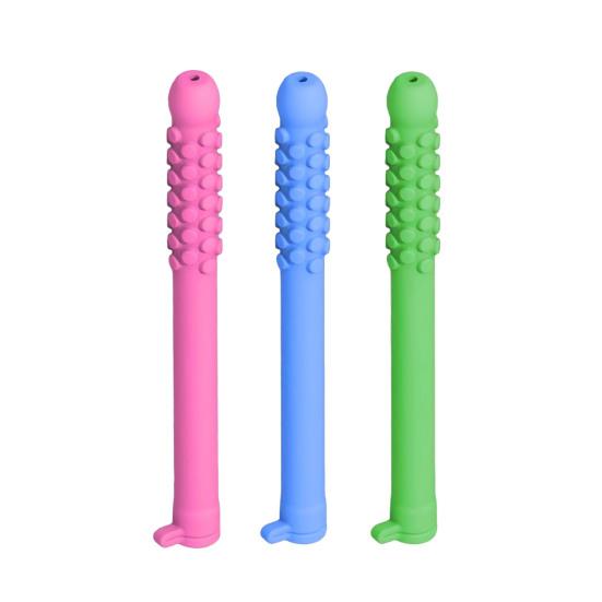 1/3Pcs Chewable Essential Oil Breath Stick Stress Anxiety Relief Concentration Improving Portable Reusable Kids Adults Silicone Chew Stick