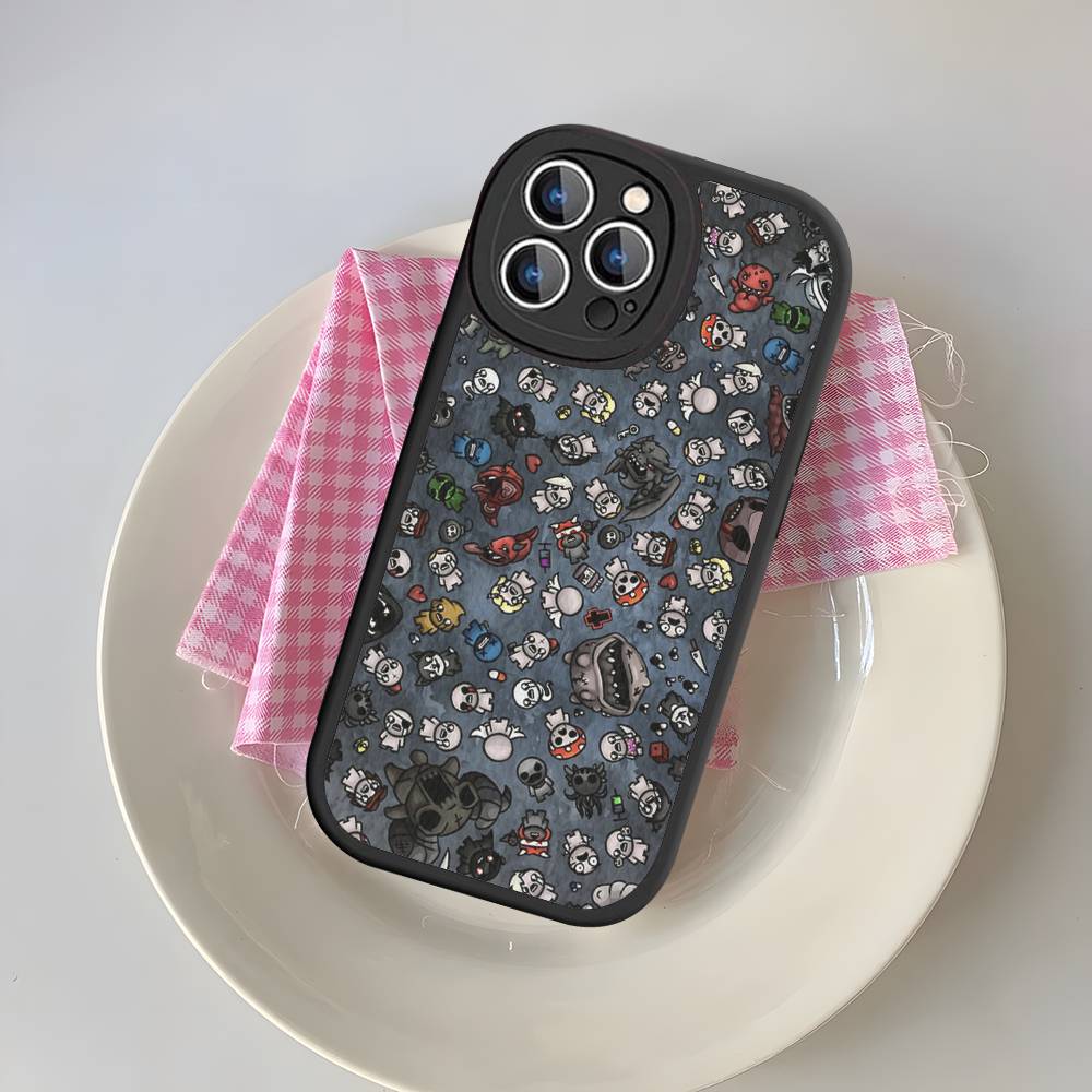 Игра The Binding Of I-Isaac Для IPhone 16 15 14 13 12 11 Pro Max Plus Ударопрочный Кожаный Мягкий Чехол для Телефона