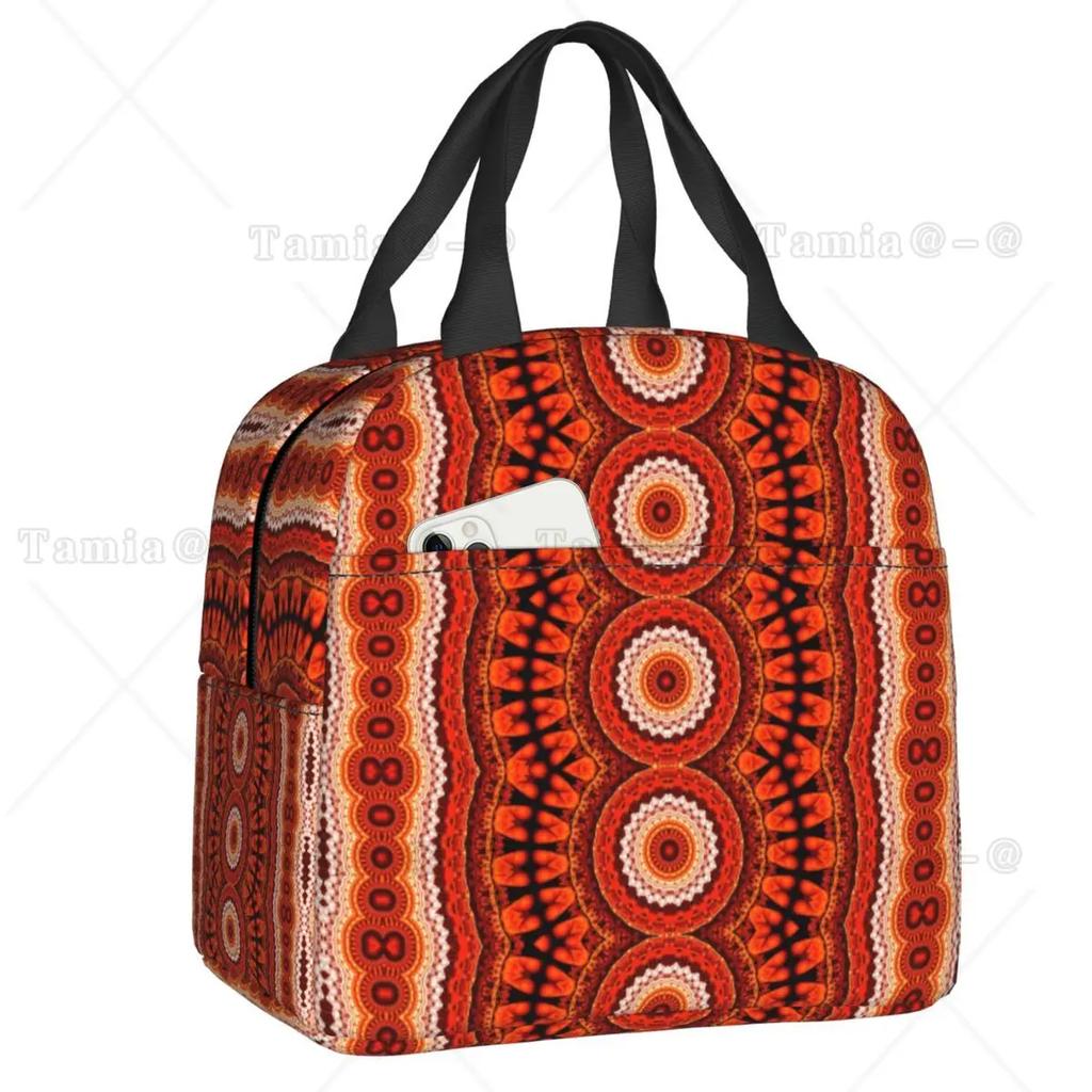 Ланч-бокс с изображением котенка-кошки «Сахарный череп» на День мертвых, многофункциональный мексиканский Хэллоуин, цветочный термохолодильник, сумка для обеда с едой