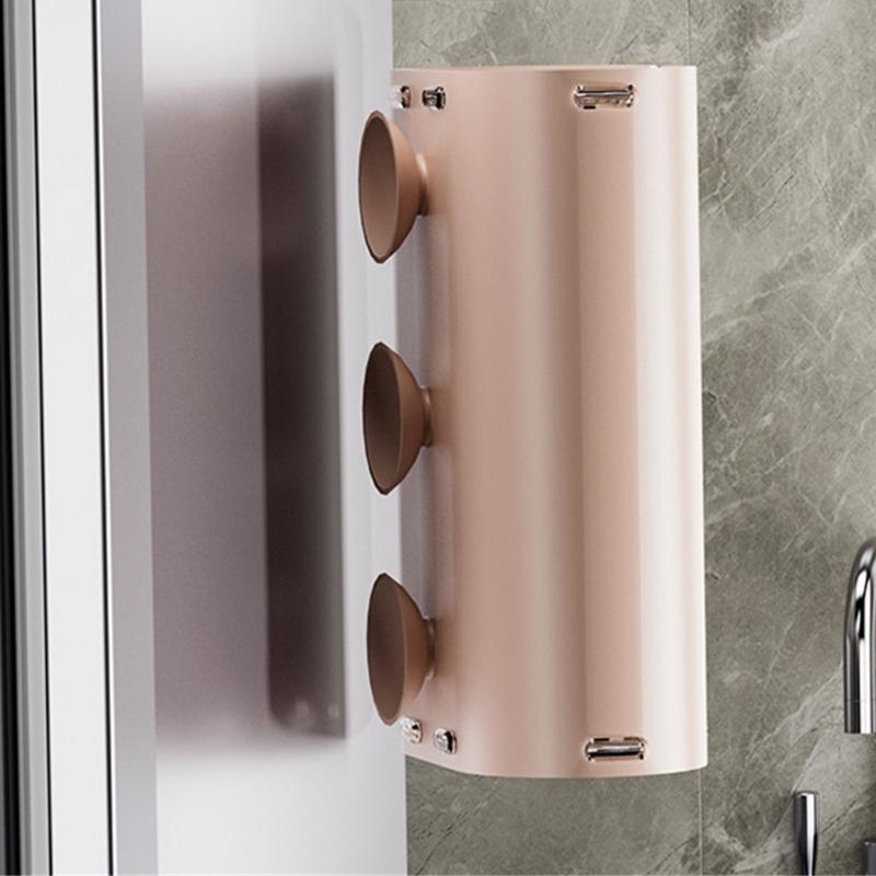 Практичный диспенсер для салфеток, органайзер для салфеток, настенный, на присосках, коробка для хранения влажных салфеток и бумаги, принадлежность для ванной комнаты