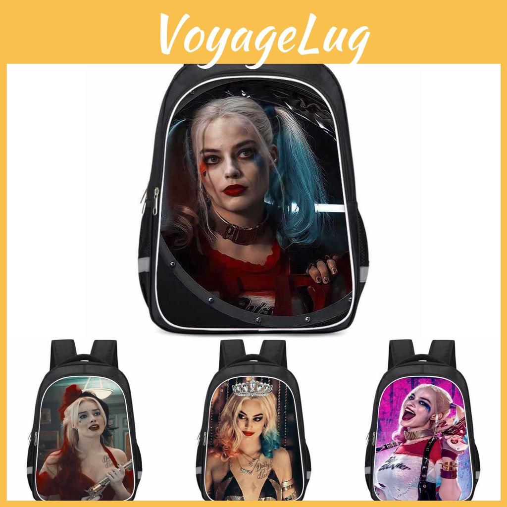 Школьный рюкзак Harley Quinn большого объема, легкий, из ткани Оксфорд, для детей