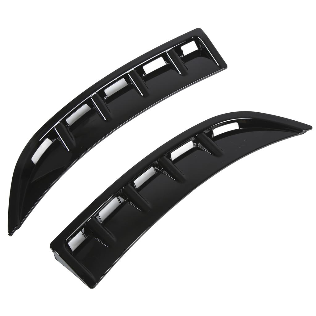 Front Bumper Spoiler Canard Glossy Black Replacement for Mercedes Benz CLA C118 X118 AMGLine 2020+