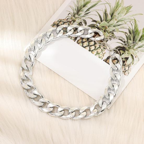 Унисекс Толстая Цепочка Короткое Ожерелье Хип-Хоп Вечеринка Клуб Заявление Ювелирные Изделия Подарок