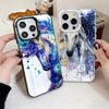 Масляная живопись Лошадь Ударопрочный чехол для телефона для iPhone 17 Air 16 16E 15 Pro Max 14 Plus 13 Mini 12 Задняя крышка Защита от падения Fundas