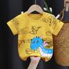Childrens Cotton T-Shirt Summer Short Sleeve Baby Clothes Unisex Boys Girls Soft Comfortable Breathable A Class Infant Toddler Clothing