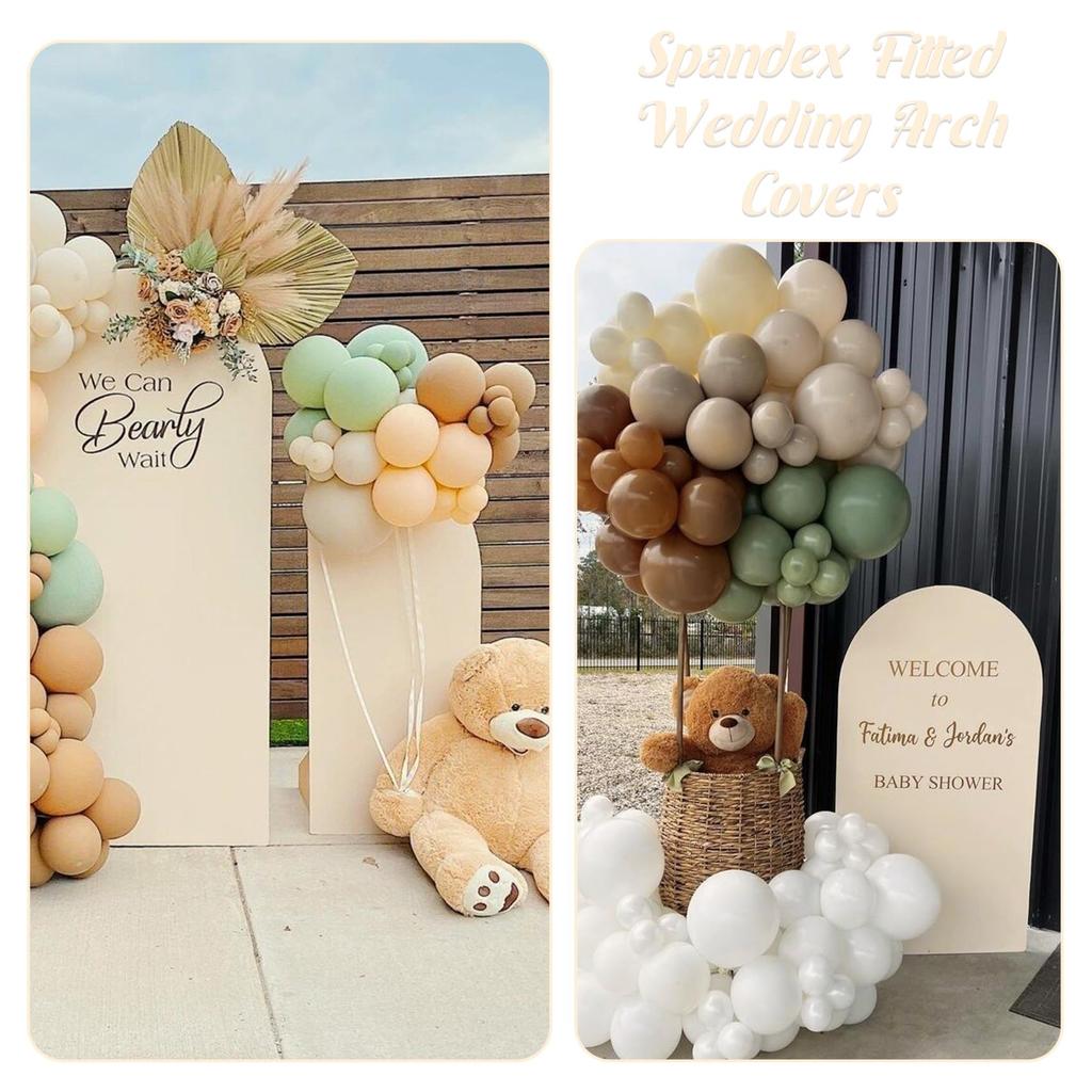 Свадебная арка из спандекса, чехол для арки, круглый верх, чехлы для стоек Chiara для свадебной вечеринки, дня рождения