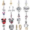 Серия Новой Коллекции Рождественский Шарм Красный Бант Бусина Подходит Для Оригинального Браслета DIY Аксессуары Рождественский Подарок Для Женщин