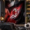 Wall Hanging Tapestry AC Milan Print Cloth for Living Room Bedroom Home Decor