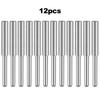 12 Pcs Coated Cylindrical Burr 3-5.5mm Chainsaw Sharpener Stone File Chain Saw Sharpening Carving Grinding Power Tools